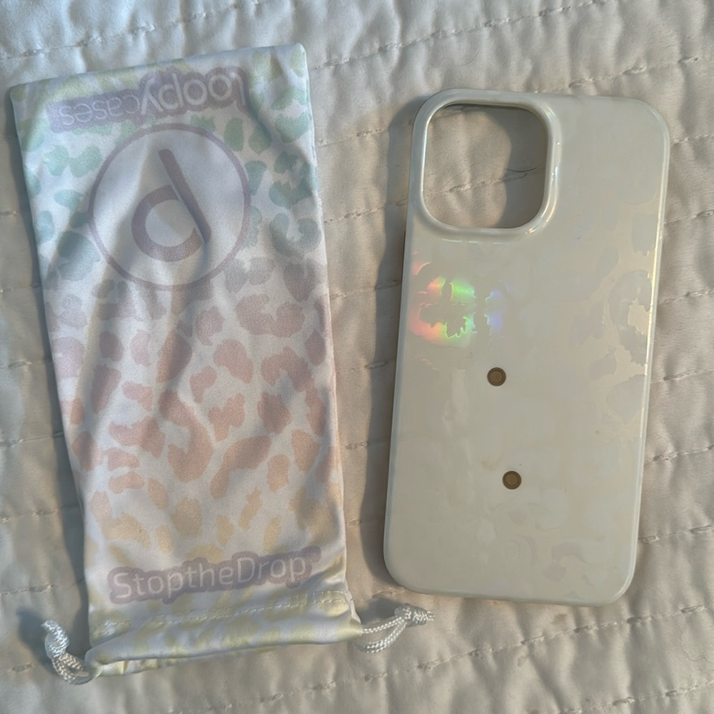 Loopy leopard Opalescent iPhone 13 Pro Max case